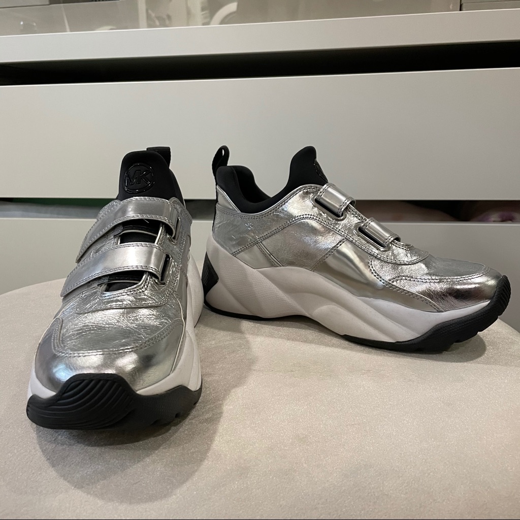 Michael Kors Metallic Keeley Trainer